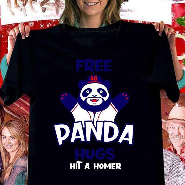 Free Panda Hugs Hit A Homer t-shirt woman shirt