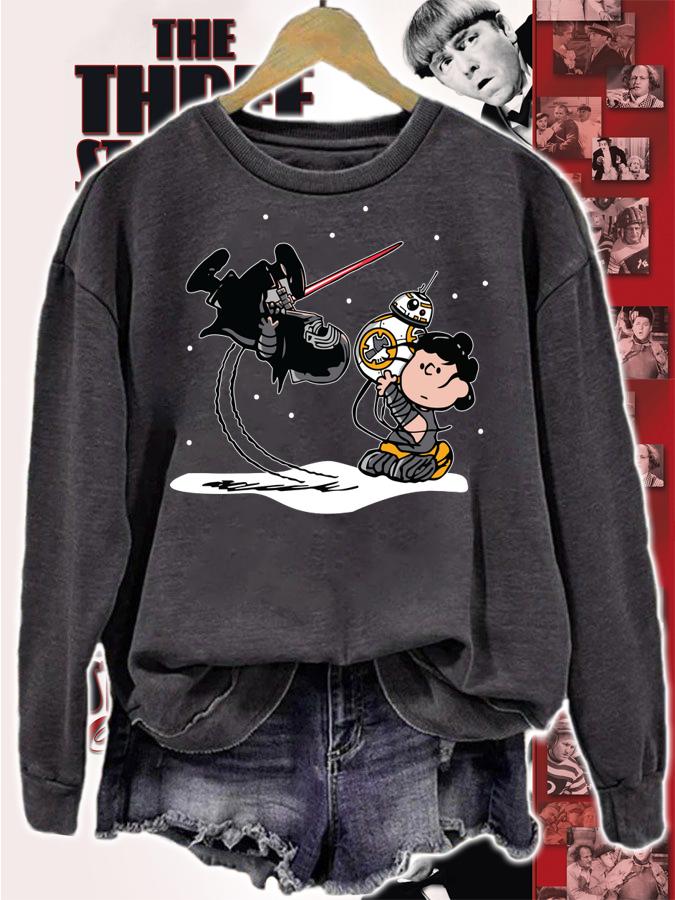 Funny Charlie Brown mashup Star Wars t-shirt sweatshirt
