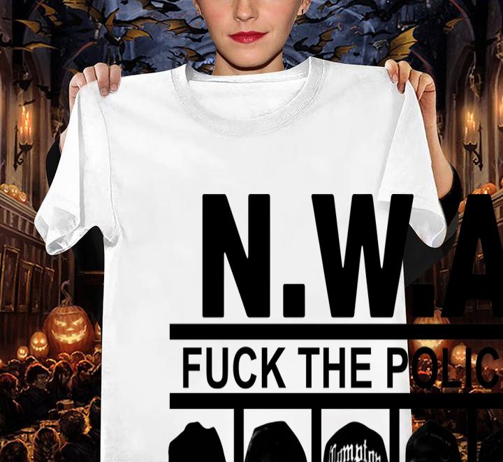 N.W.A band fuck the police t-shirt woman shirt