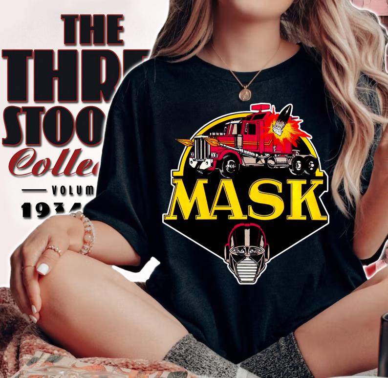 Logo M.A.S.K. Mobile Armored Strike Kommand Truck t-shirt woman shirt
