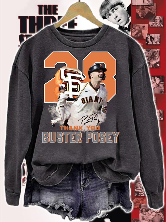 Thank You Buster Posey San Francisco Giants SignedThank You Buster Posey San Francisco Giants Signed t-shirt sweatshirt
