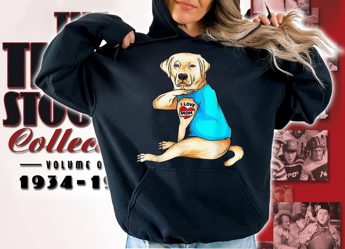 Yellow Lab Labrador Mom Tattoo Cute Mama Mother Grandma t-shirt hoodie
