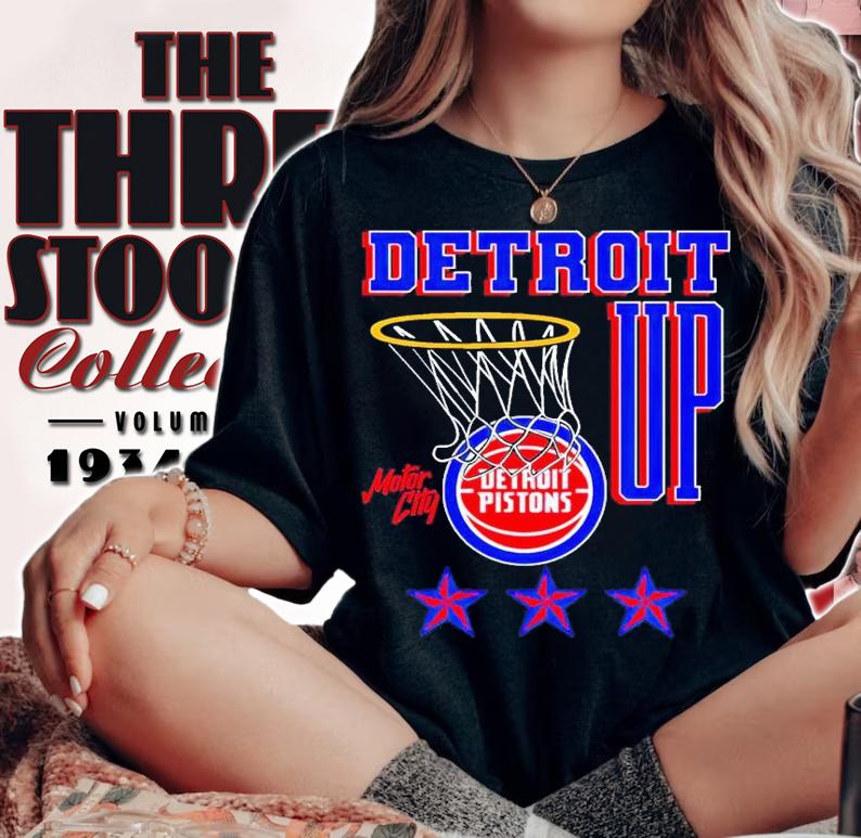 Detroit Pistons Detroit up t-shirt woman shirt