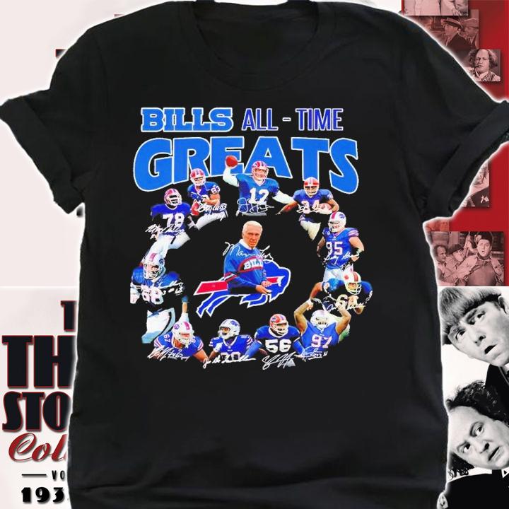 Bills all-time greats signatures shirt t-shirt shirt