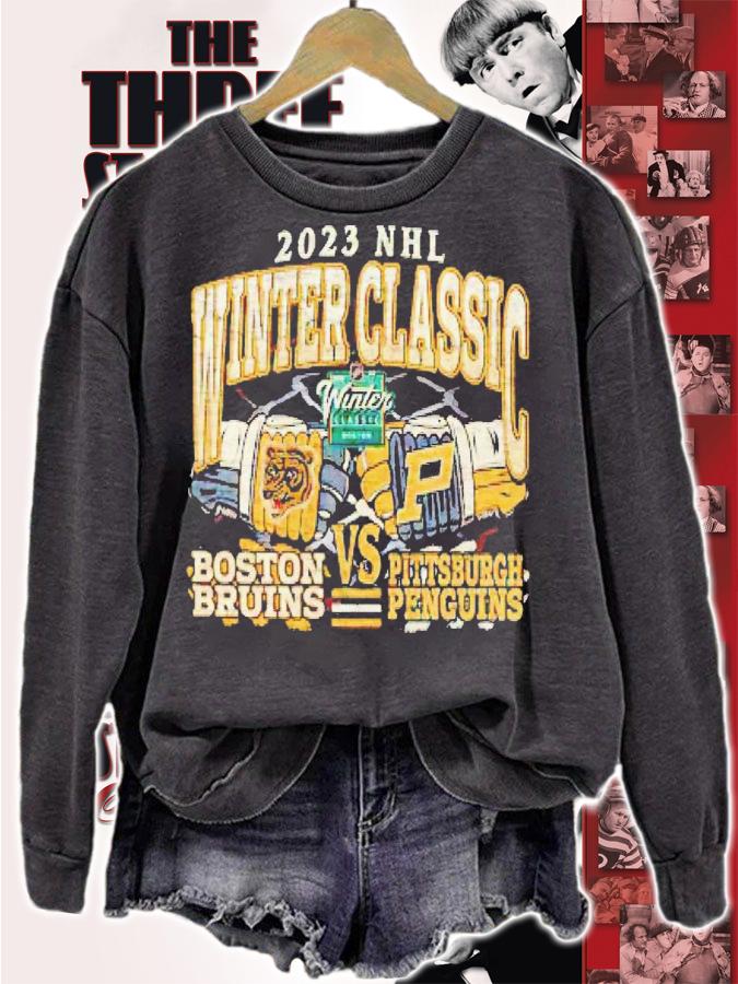 Boston Bruins vs Pittsburgh Penguins 2023 NHL Winter Classic shirt t-shirt sweatshirt