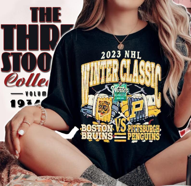 Boston Bruins vs Pittsburgh Penguins 2023 NHL Winter Classic shirt t-shirt woman shirt