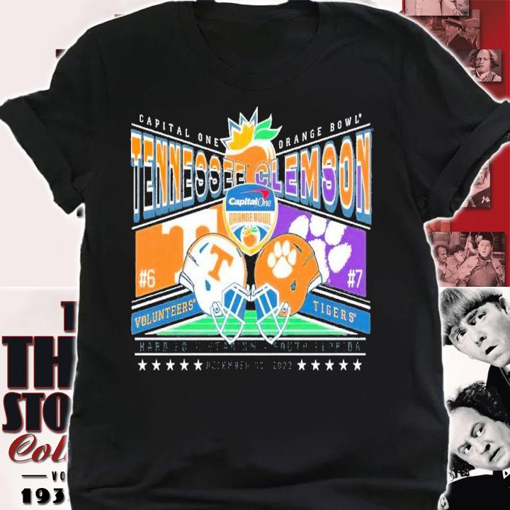 2022 Orange Bowl Match Up Tennessee Volunteers and Clemson Tigers shirt t-shirt shirt