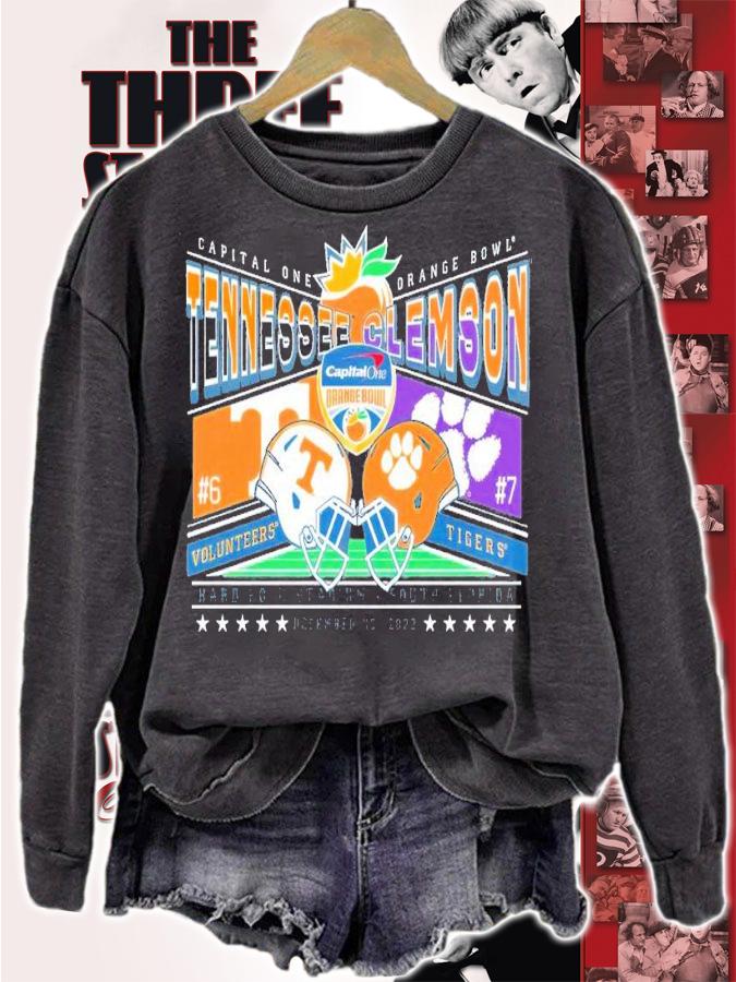 2022 Orange Bowl Match Up Tennessee Volunteers and Clemson Tigers shirt t-shirt sweatshirt
