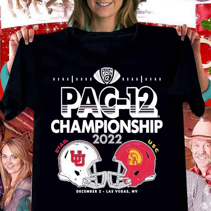 2022 Pac-12 Football Championship Game Duel Utah vs USC shirt t-shirt woman shirt