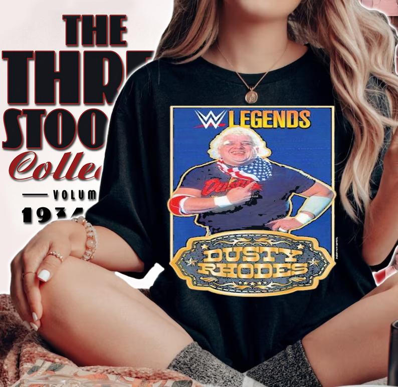 Dusty Rhodes WWE Legends shirt t-shirt woman shirt