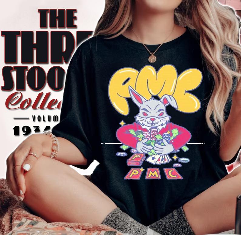 Gambling Rabbit Pmc Rabbit Shirt t-shirt woman shirt