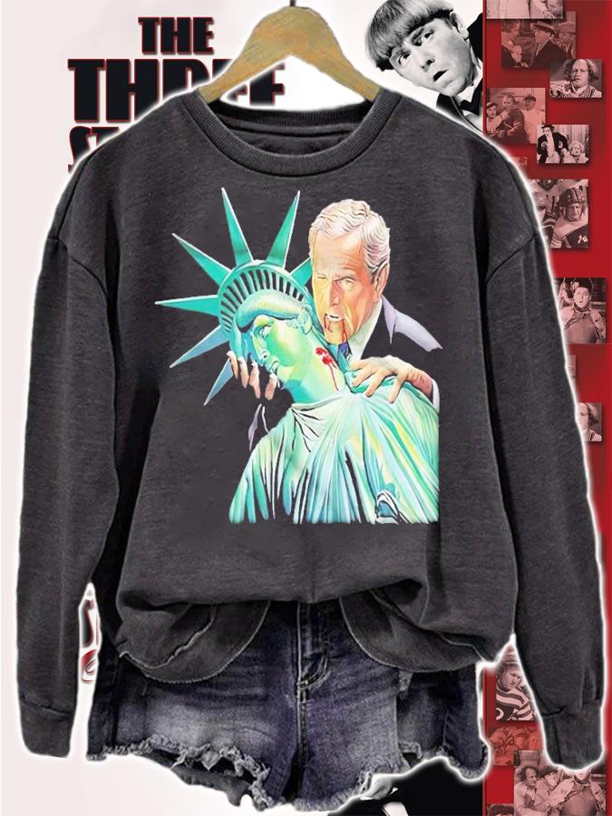 George Bush Statue Of Liberty Vintage Shirt t-shirt sweatshirt