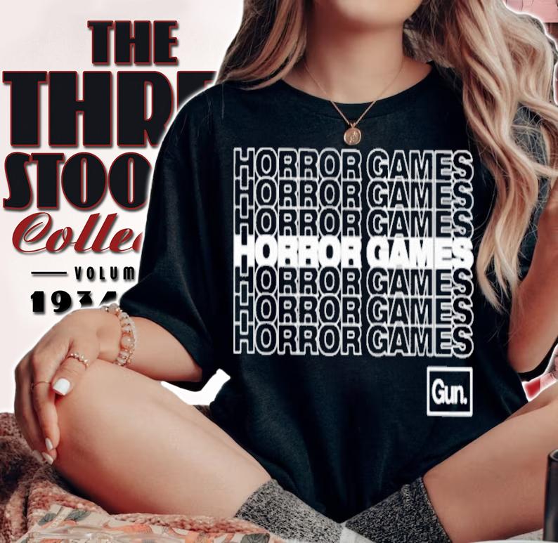 Horror Games T-Shirt t-shirt woman shirt
