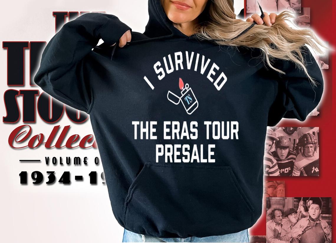 I survived the eras tour presale shirt t-shirt hoodie