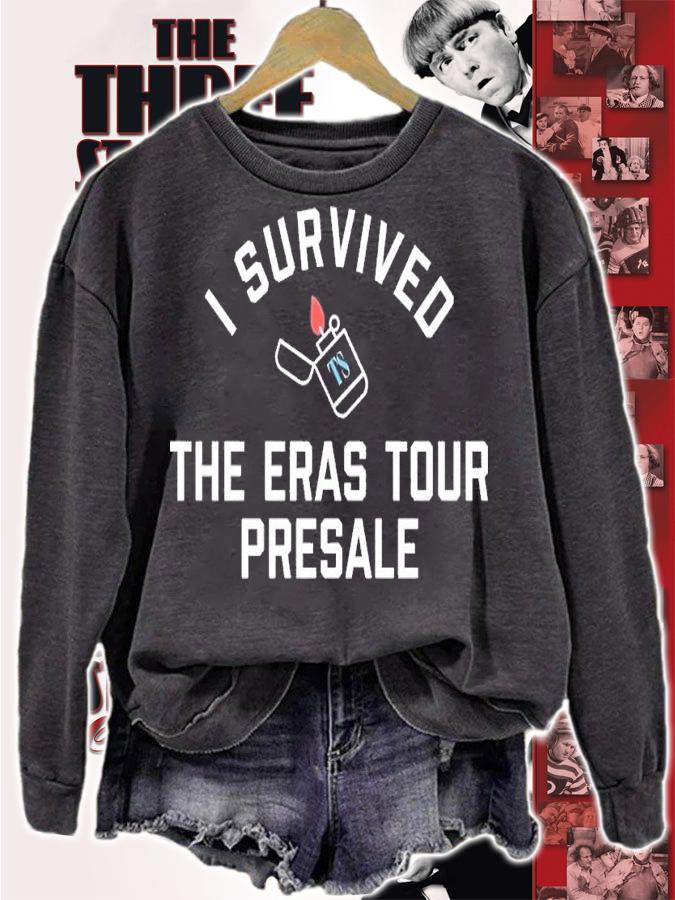 I survived the eras tour presale shirt t-shirt sweatshirt