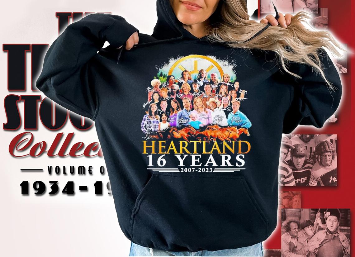 Heartland 16 years 2007 2023 signatures shirt t-shirt hoodie
