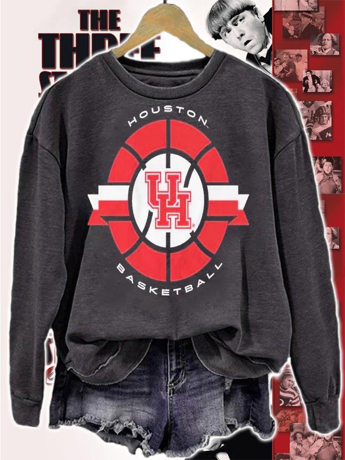 Houston basketball classic circle shirt t-shirt sweatshirt
