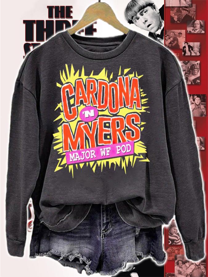 Major Wrestling Figure Podcast Cardona n Myers shirt t-shirt sweatshirt