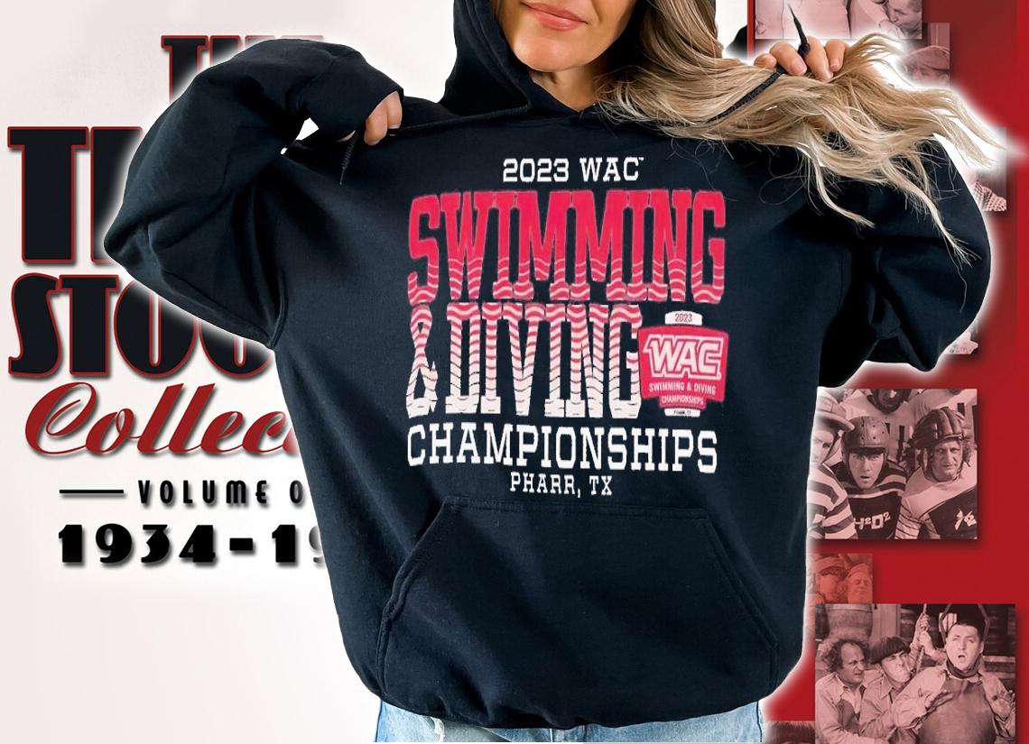 Men's 2023 Wac swimming and diving Championships Pharr TX shirt t-shirt hoodie