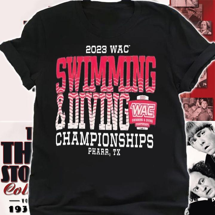 Men's 2023 Wac swimming and diving Championships Pharr TX shirt t-shirt shirt