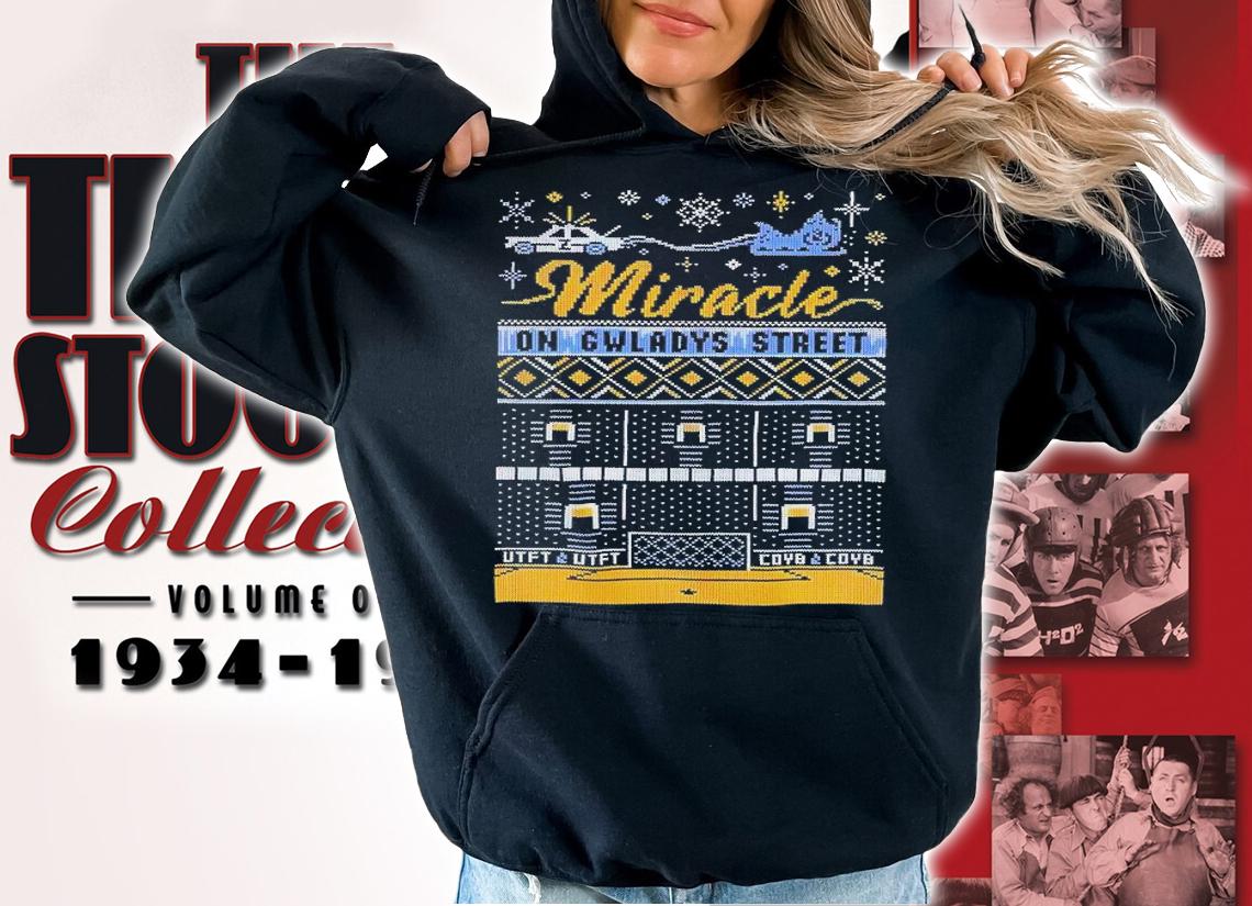 Miracle on Gwladys Street Xmas shirt t-shirt hoodie