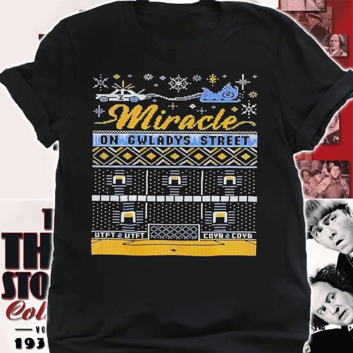 Miracle on Gwladys Street Xmas shirt t-shirt shirt