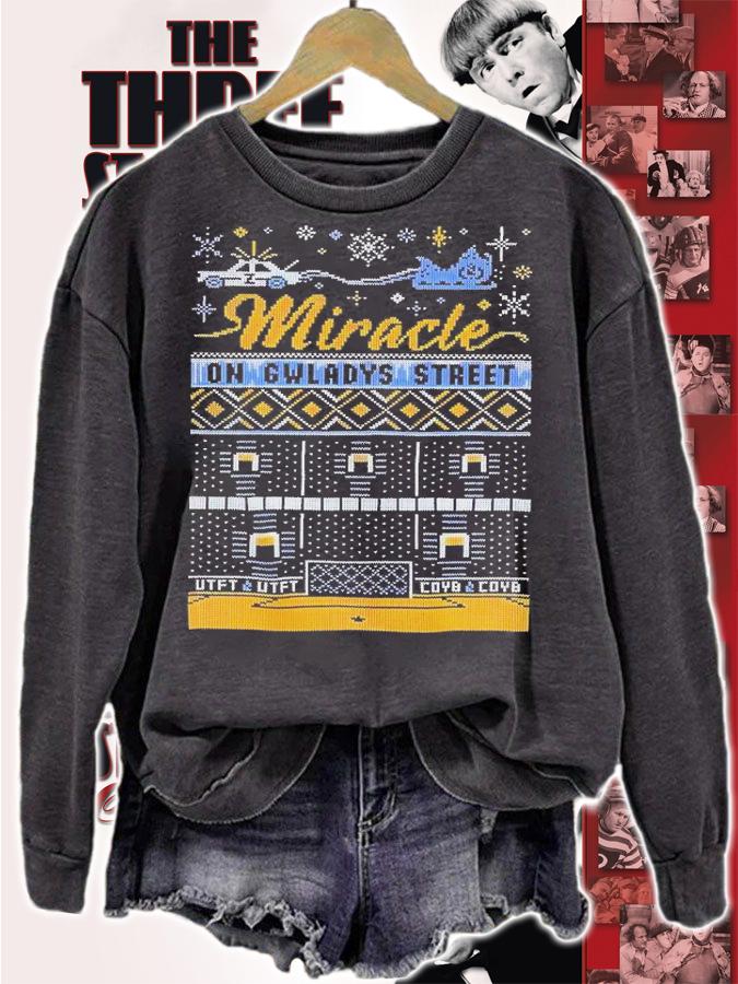 Miracle on Gwladys Street Xmas shirt t-shirt sweatshirt