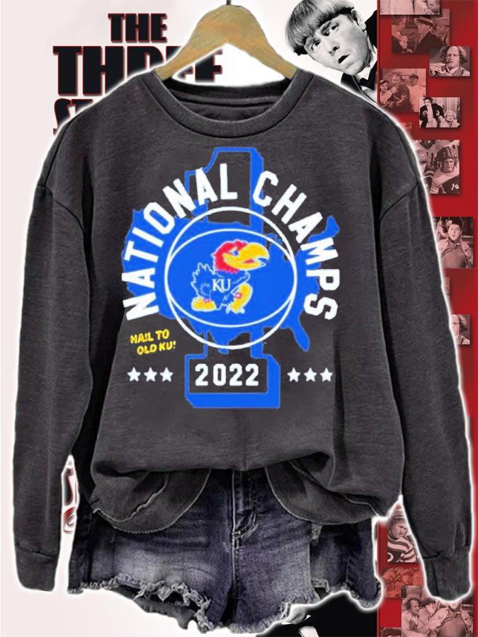 Kansas Jayhawks National Championship 2022 Hail To Old KU Shirt t-shirt