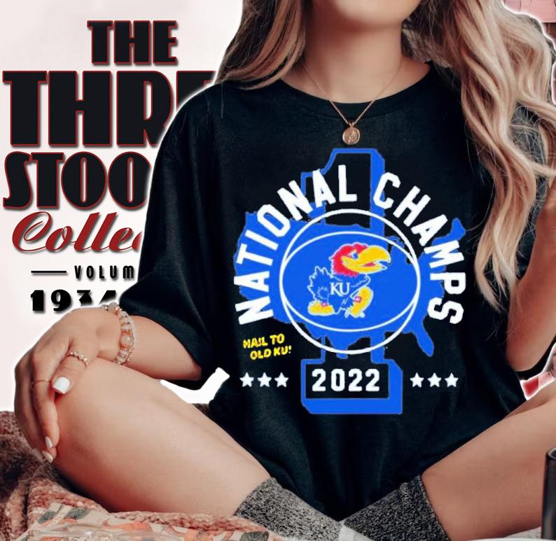 Kansas Jayhawks National Championship 2022 Hail To Old KU Shirt t-shirt