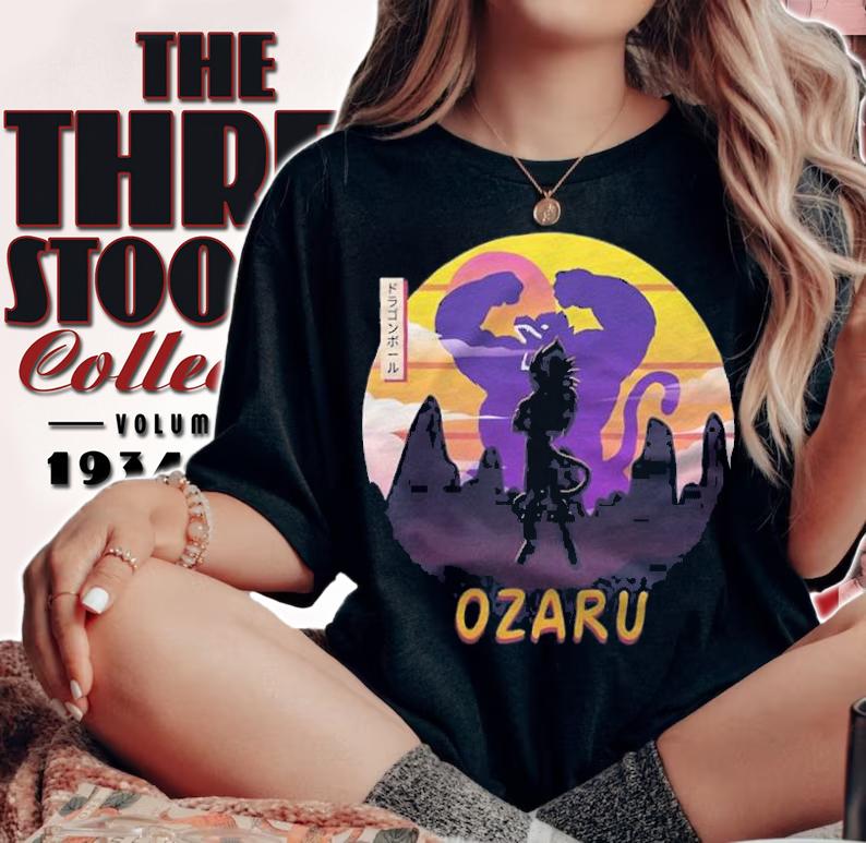 Dragon Ball Ozaru Vegeta Japanese style T-shirt woman shirt