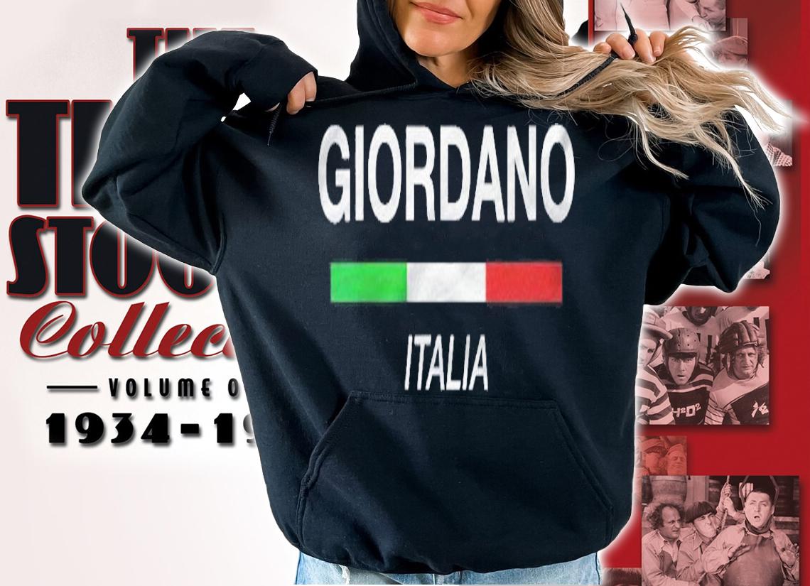 Giordano Italian Name Italy Flag Italia Family Surname Shirt
