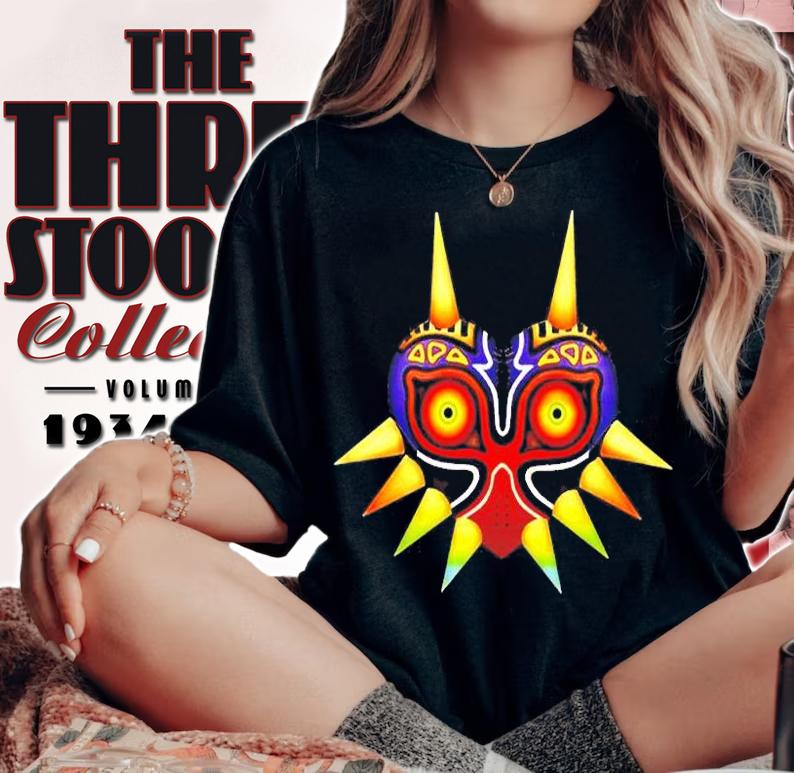 Zelda Majoras Mask Black T-Shirt
