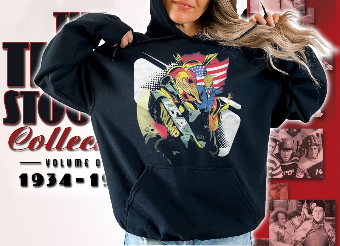 Donald Trump Riding Army Tank T-Shirt