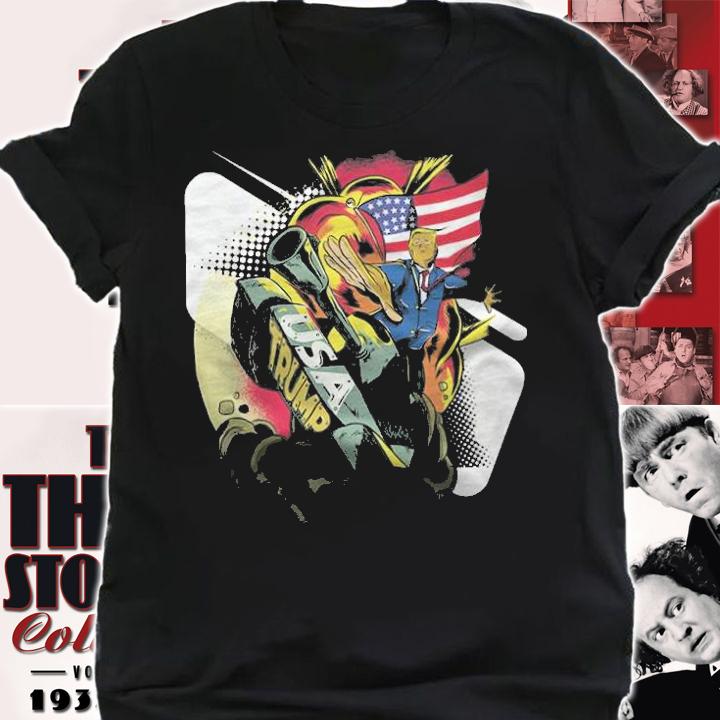 Donald Trump Riding Army Tank T-Shirt