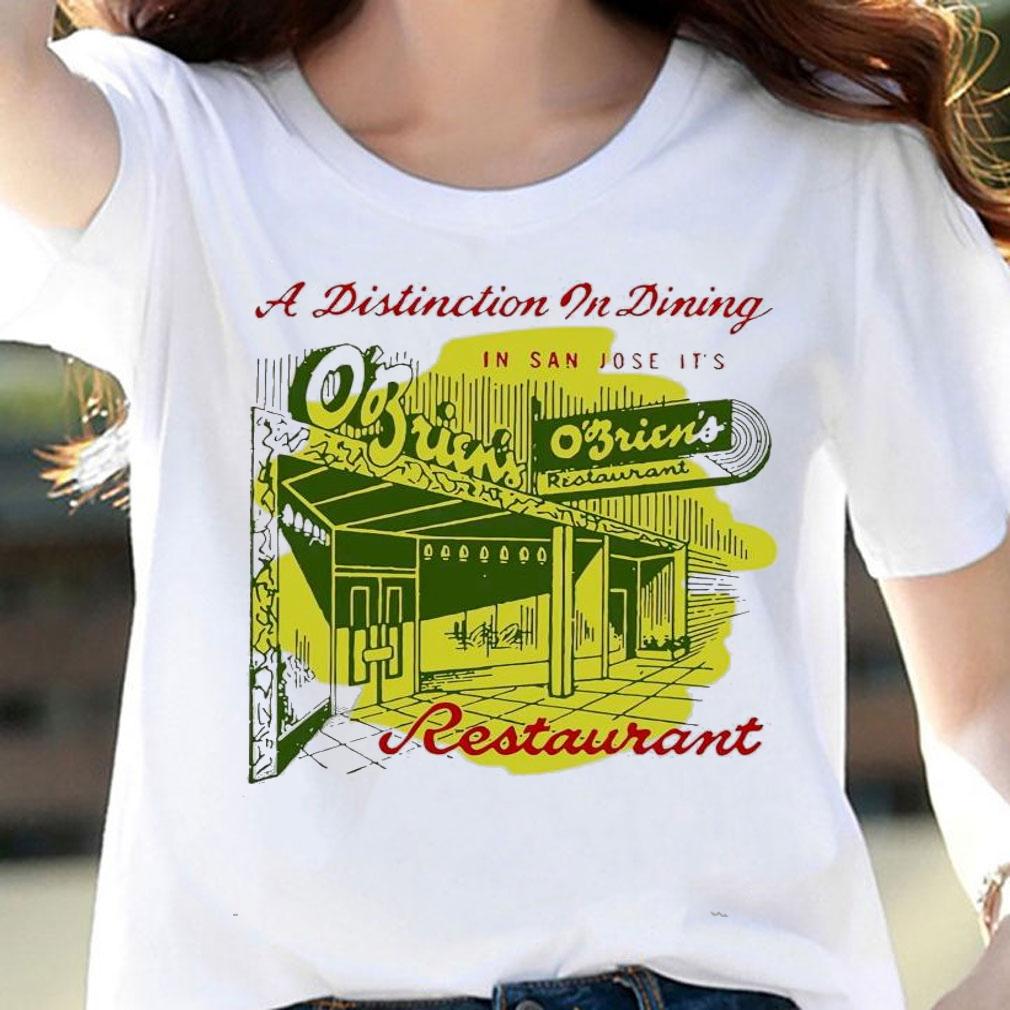 A Distinction in dining Restaurant shirt woman shirt