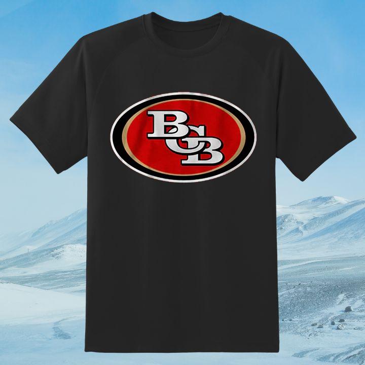 Premium Bcb Initial Logo San Francisco 49Ers Football T-Shirt