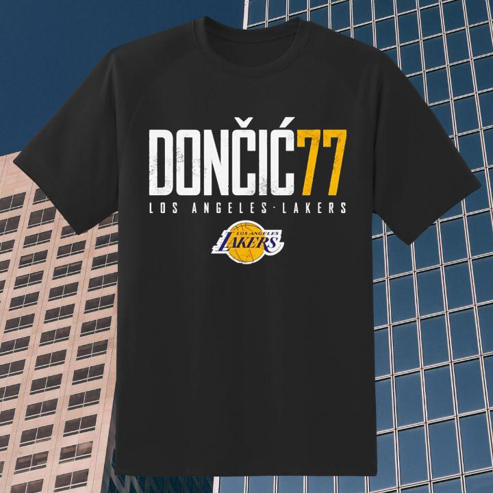 Luka Doncic 77 Los Angeles Lakers Basketball T-Shirt