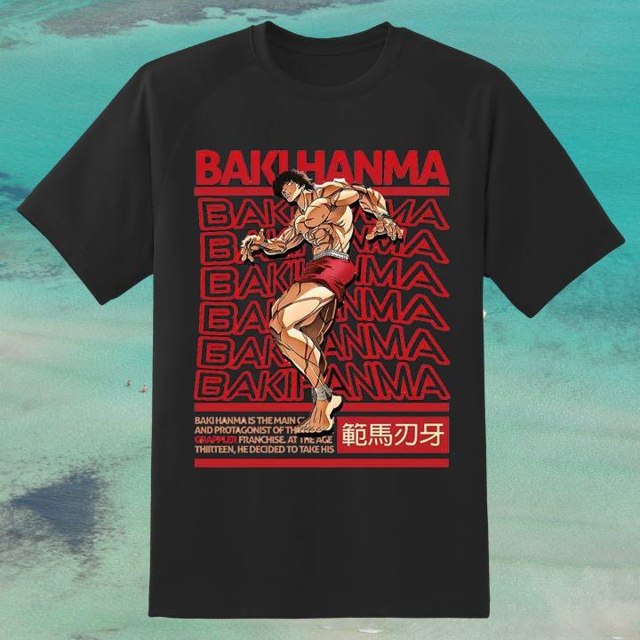 Baki Hanma Baki The Grappler Baki Dou Manga T-Shirt