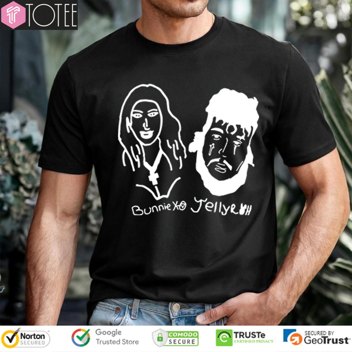Bunnie XO Bunnie Jelly Roll Kalista Support Drawing T-Shirt