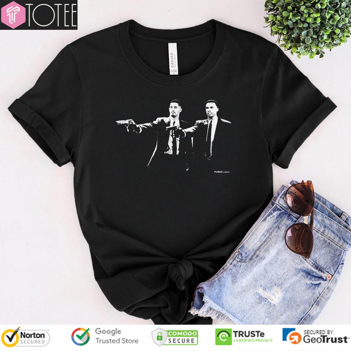 William Saliba And Gabriel Magalhães Parody Pulp Fiction Arsenal Fc T-Shirt