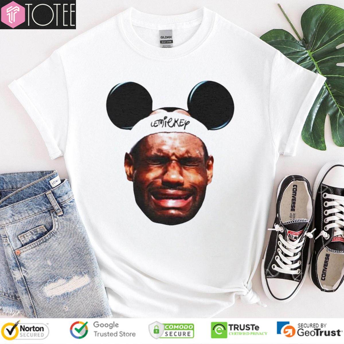 Lemickey LeBron James Parody Mickey Mouse T-Shirt
