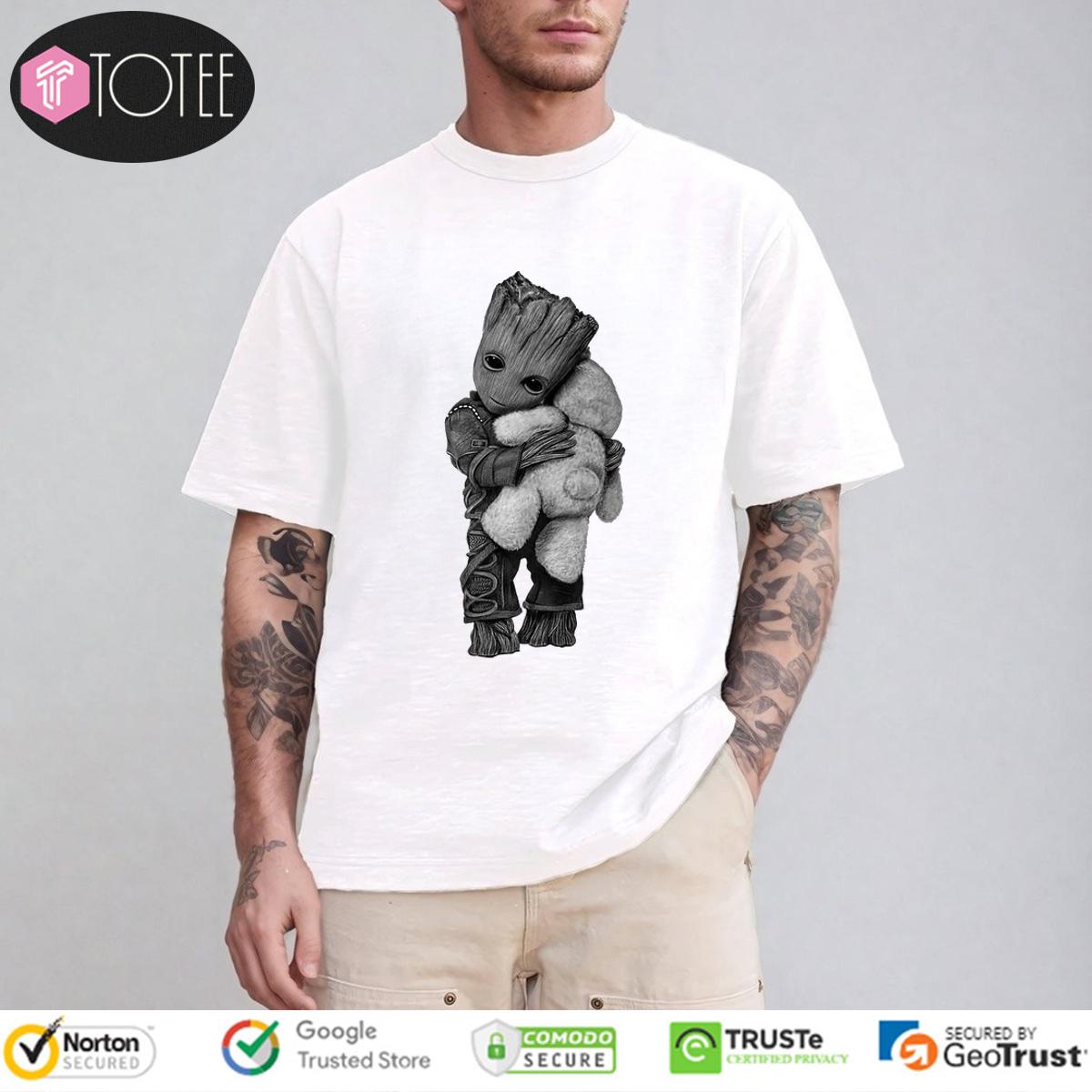 Baby Groot Hug Teddy Bear Shirt 