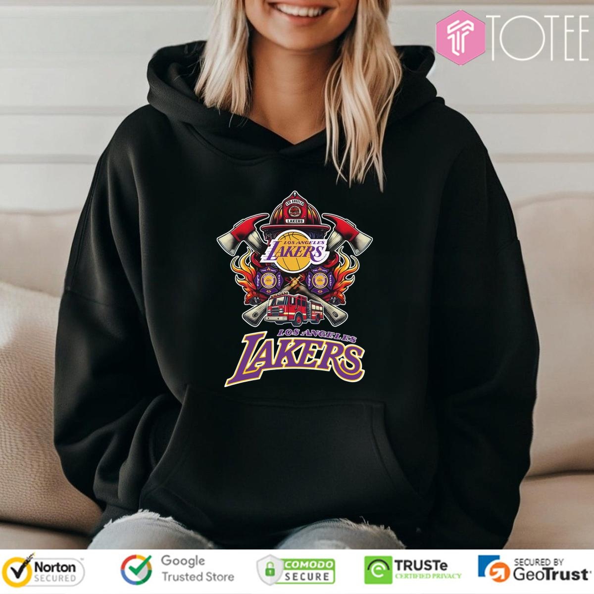 Los Angeles Lakers Firefighter Dept Hoodie
