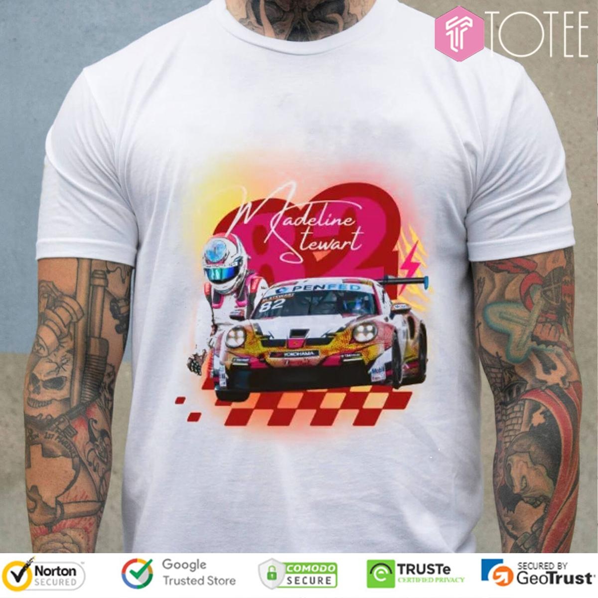 Madeline Stewart 82 Nascar 2025 Incoming Retro Style T-shirt